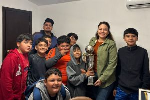 RECONOCIMIENTO AL BICAMPEONATO DE LOS CACHORRITOS DE ACONCHI EN EL TORNEO DE BÉISBOL INFANTIL